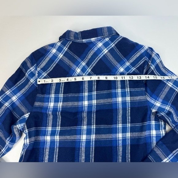 Burnside Target Flannel Long Sleeve Button Down Womens Size Small - Picture 13 of 16